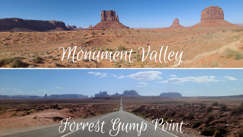 Monument Valley And Forrest Gump Point Wandering Traveler