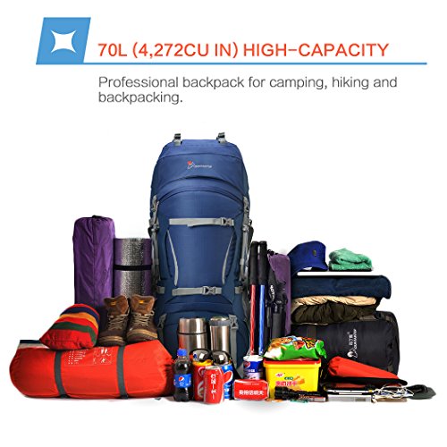 Mountaintop 70L75L Internal Frame Hiking Backpack 0 3