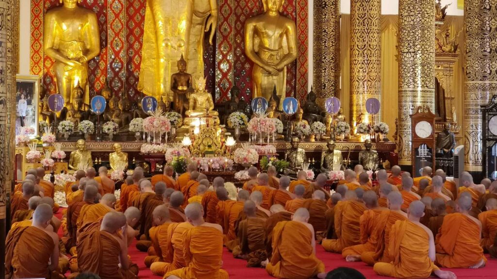 Praying Monks