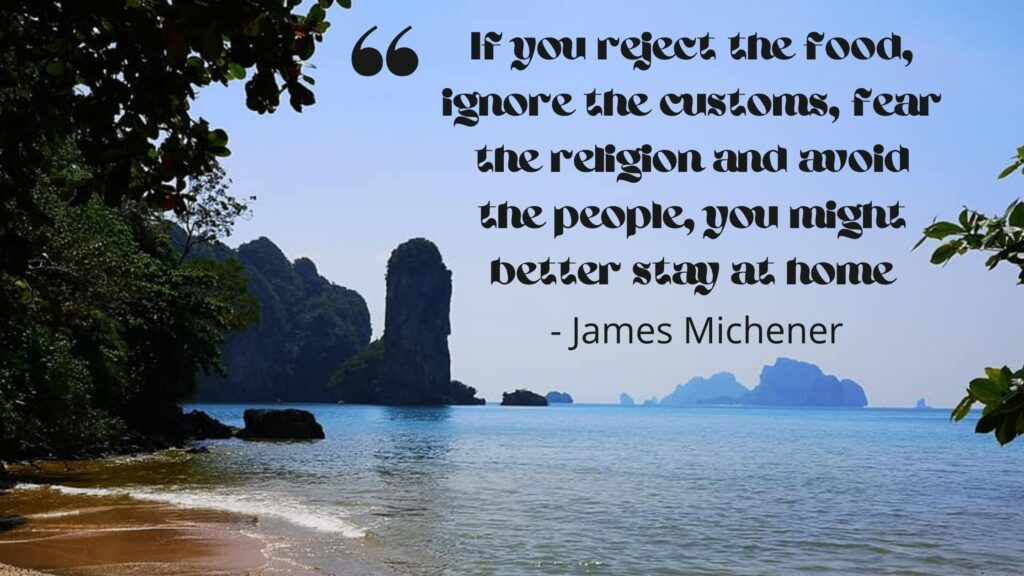 quote James Michener