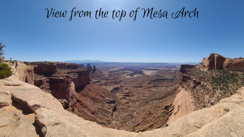 Mesa Arch view