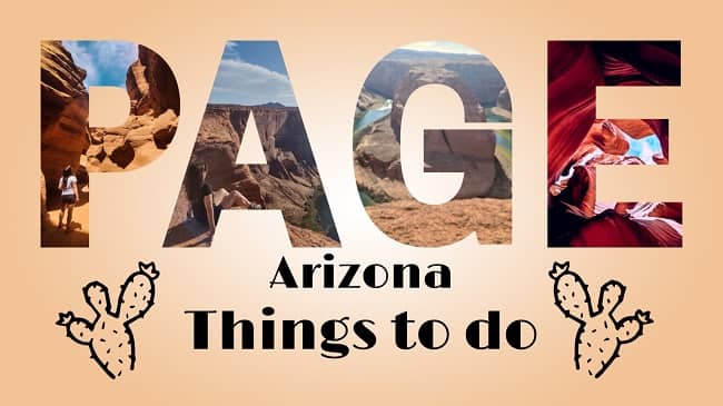 Things to do Page Arizona
